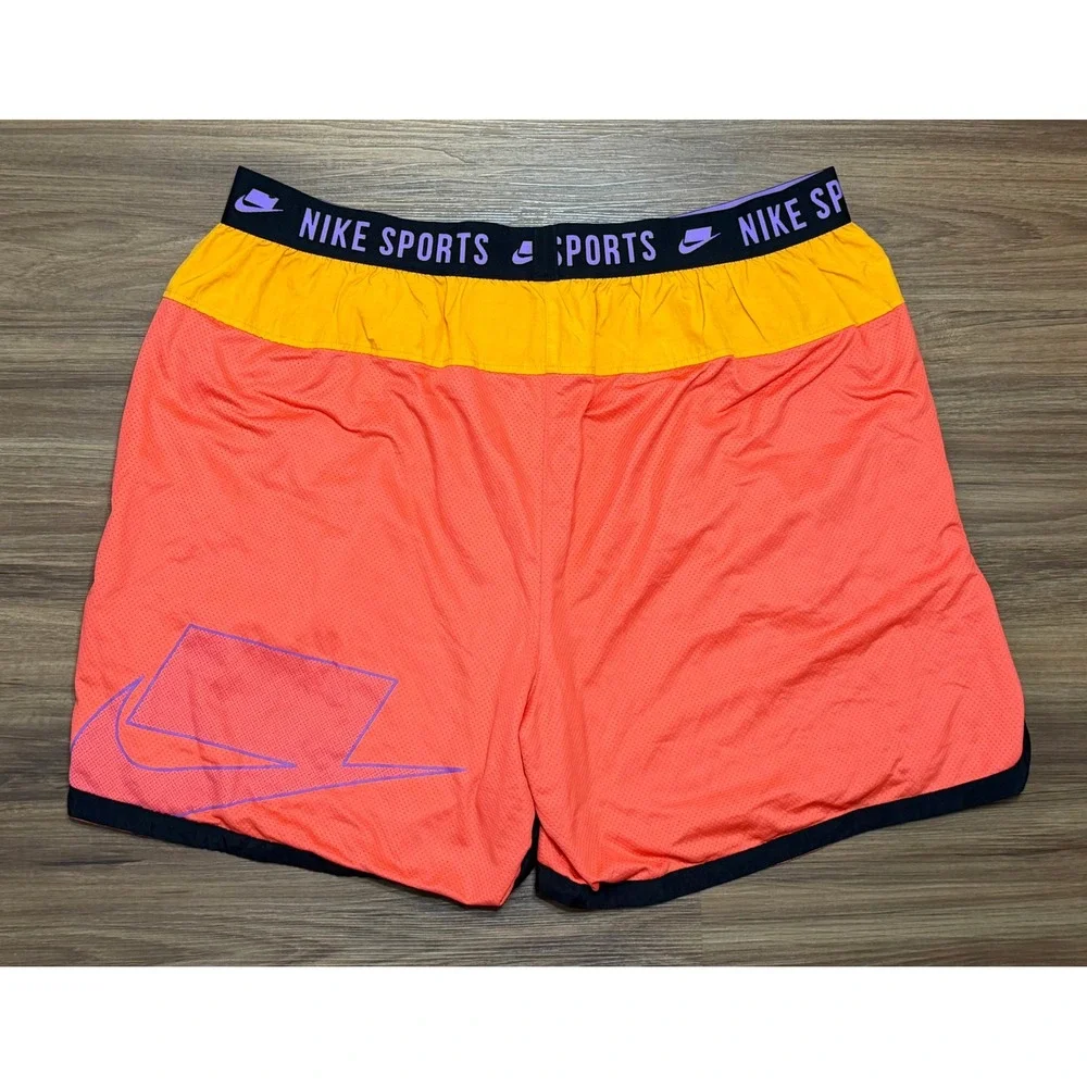 Nike Sportswear Clash Training Mesh Utility Shorts Orange (BV3249-850) Sz 2XL